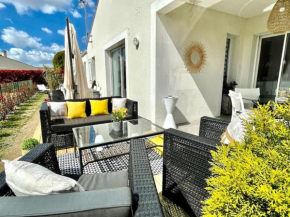 MAISON moderne 6 pers, jardin proche plage&centre